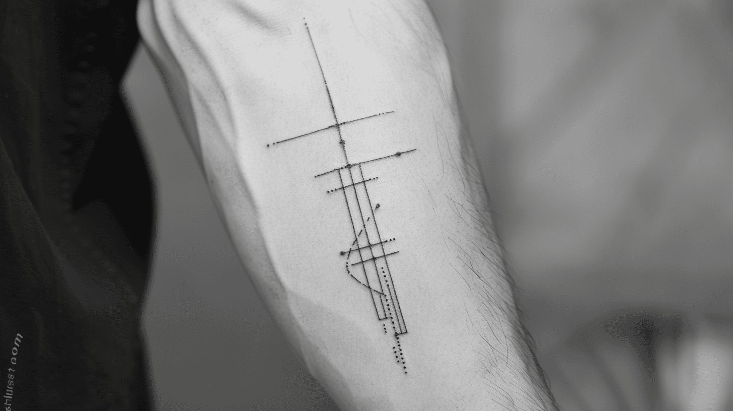 Minimalist Tattoo Design Line Art