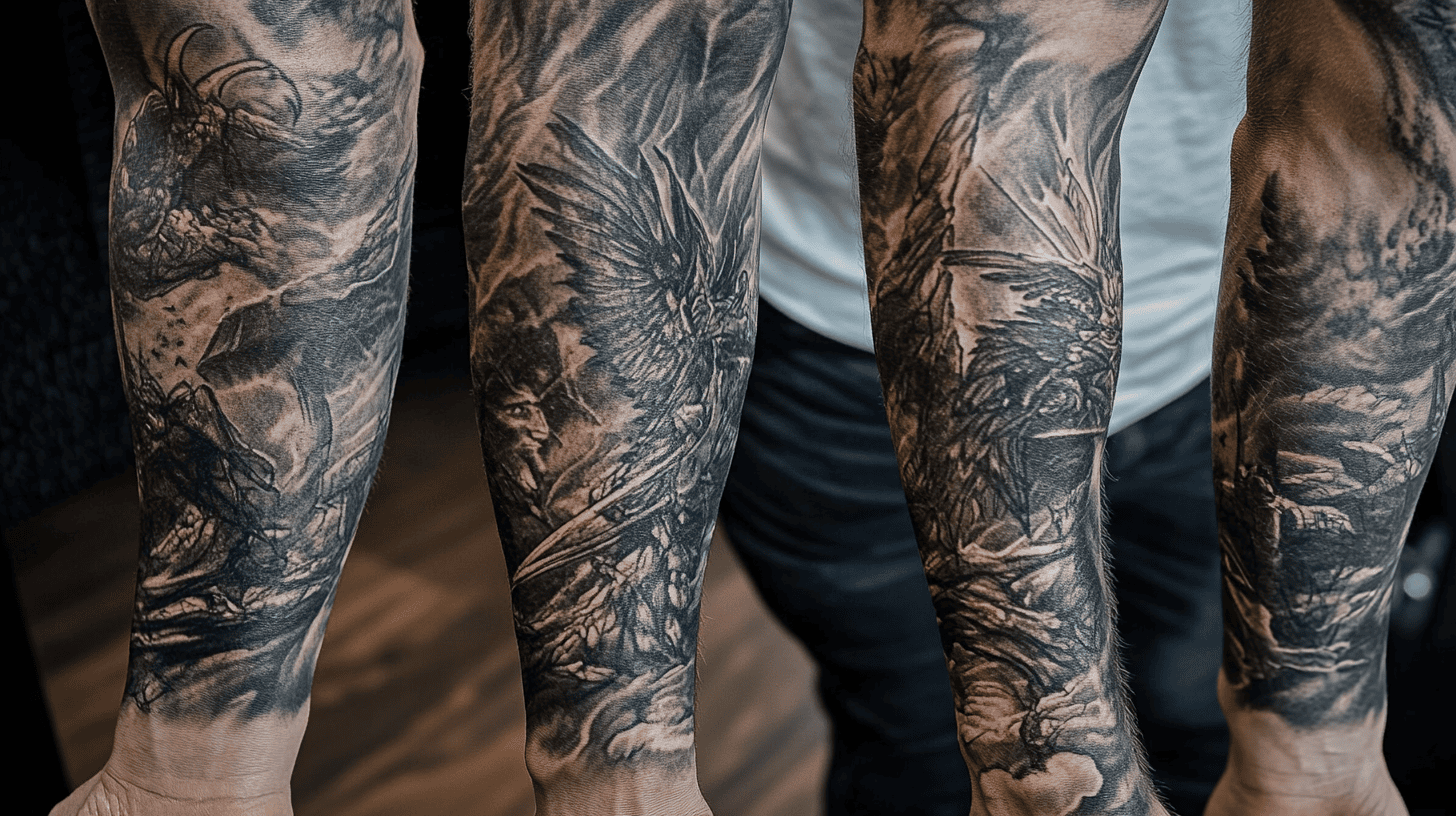 Creating a Unique Look with Black and Grey Tattoos