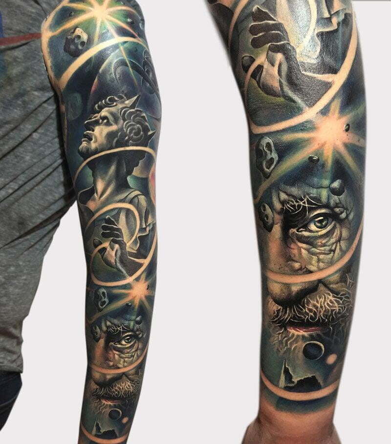 calf anatomy tattoos