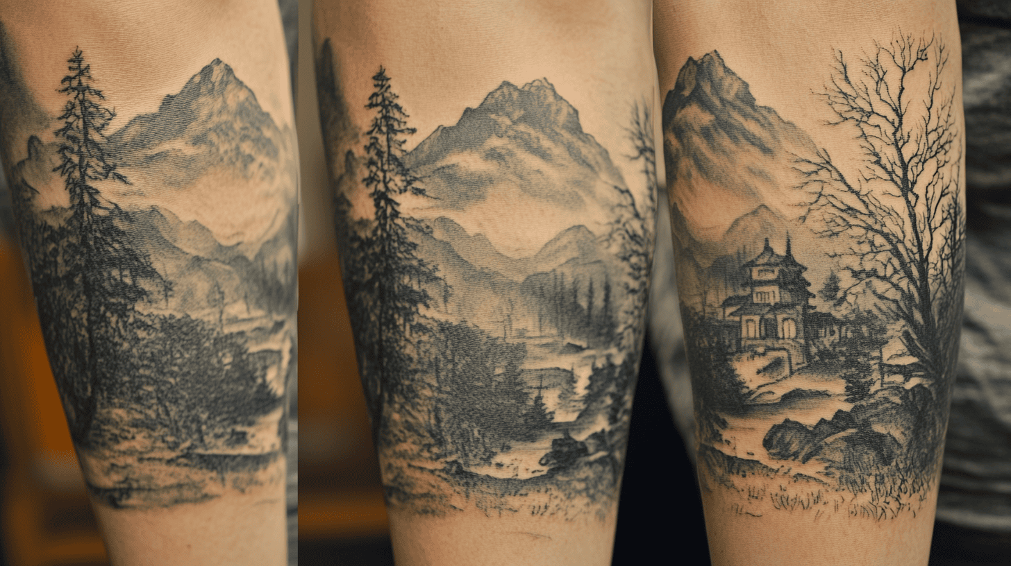 The Symbolism Behind Popular Landscape Tattoos
