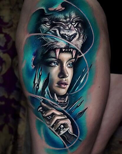 Tattoo artist Charles Huurman