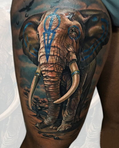 Elephant Tatto Artist In Austinn